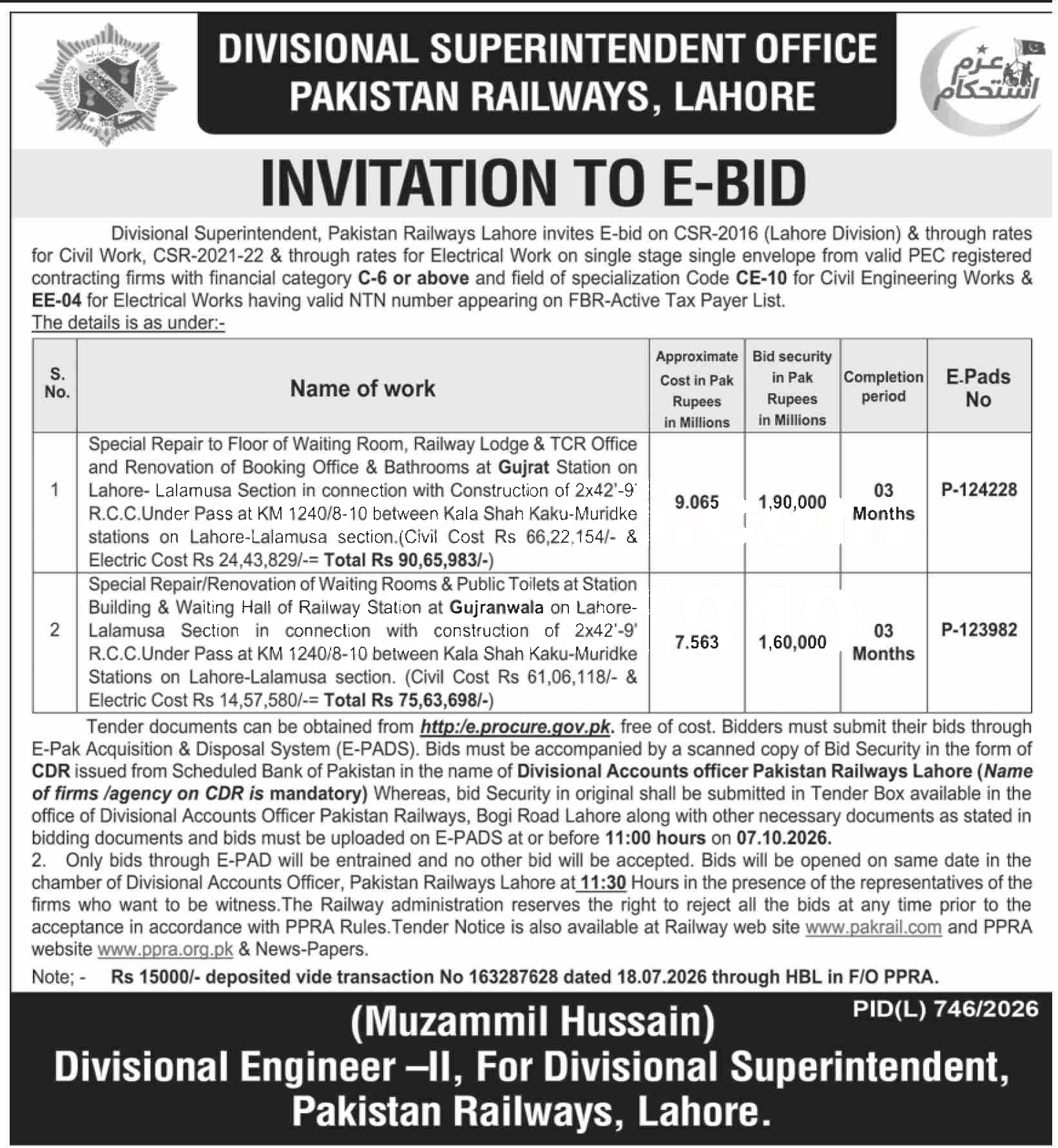 Tender Document