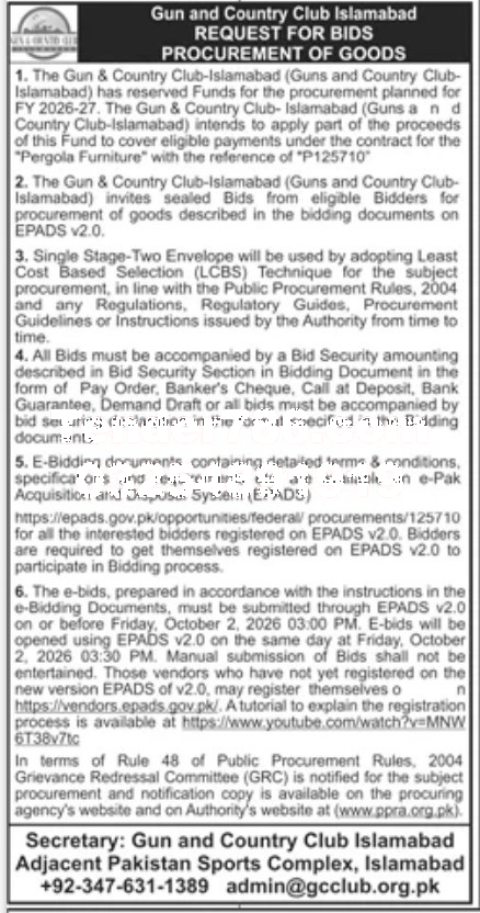 Tender Document