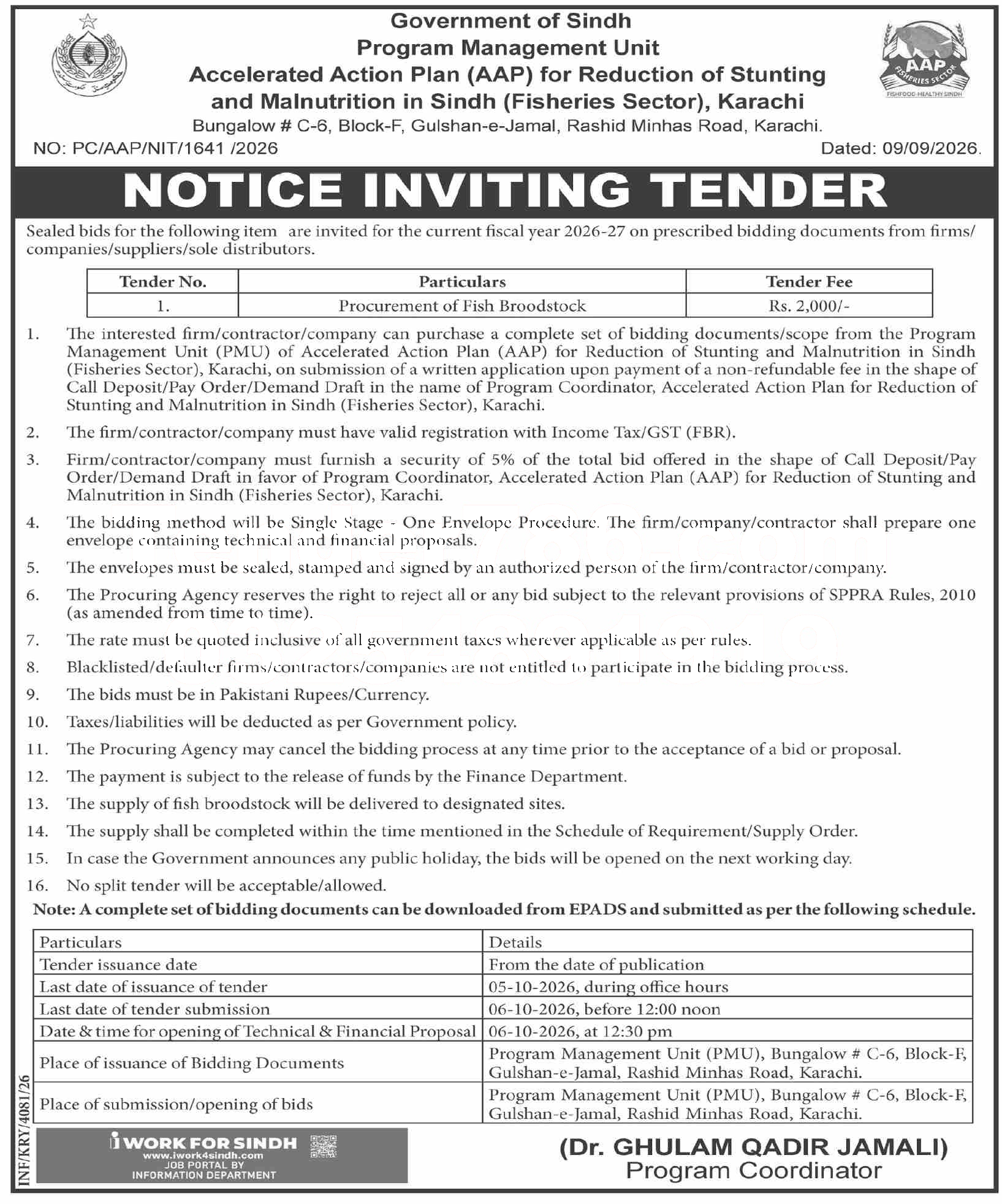 Tender Document