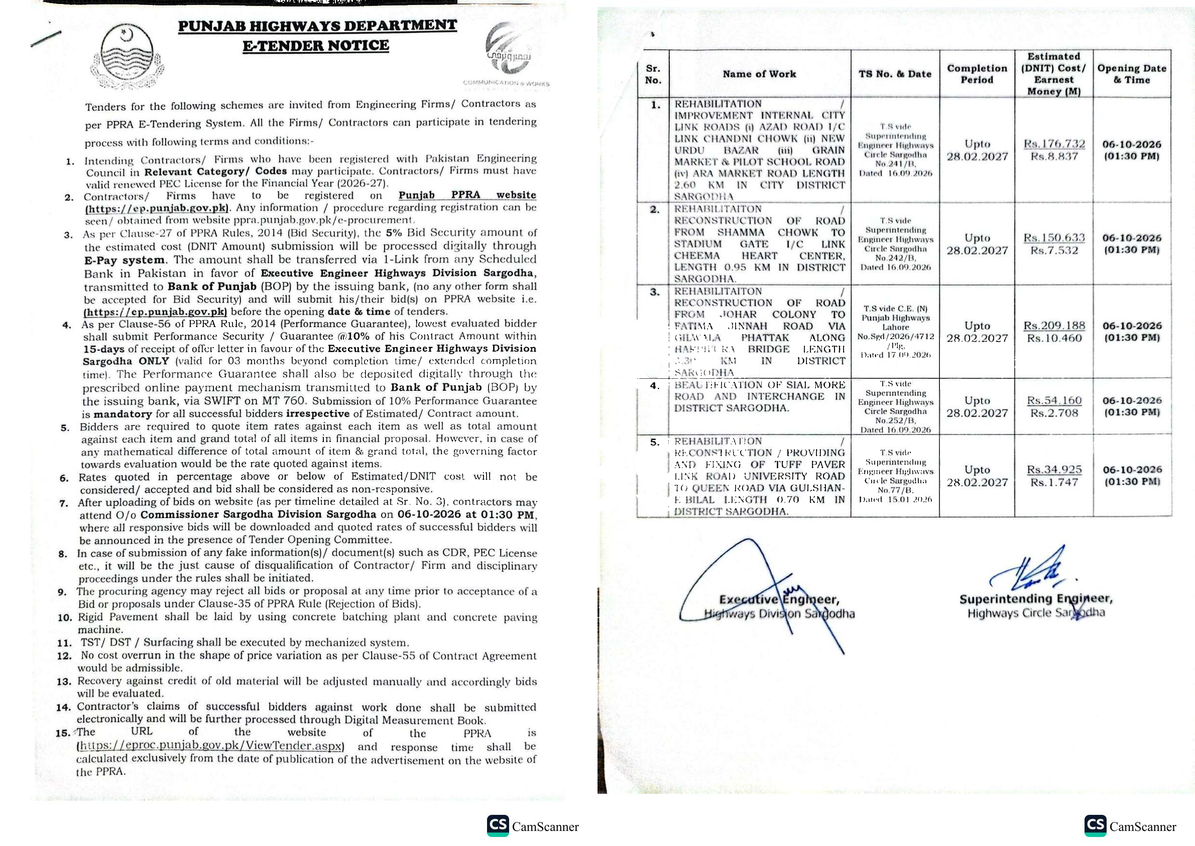 Tender Document