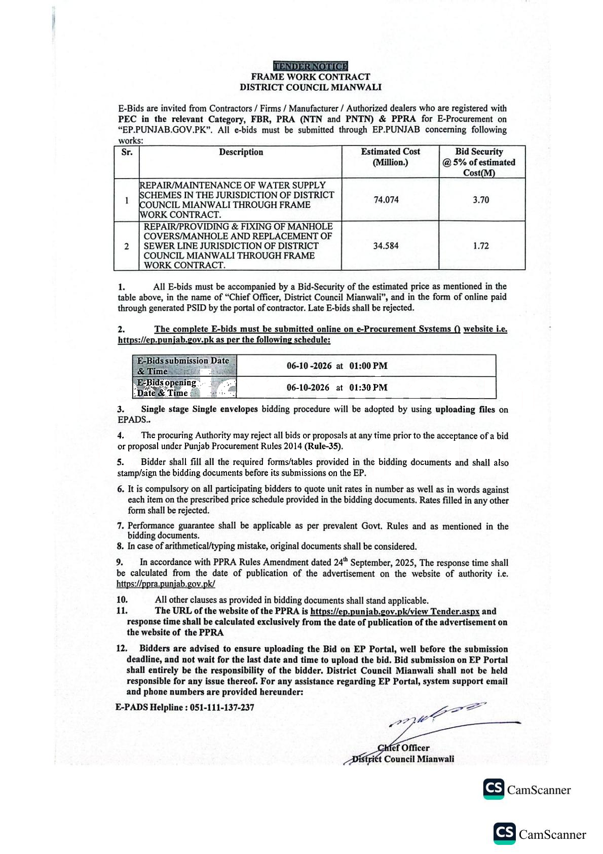 Tender Document