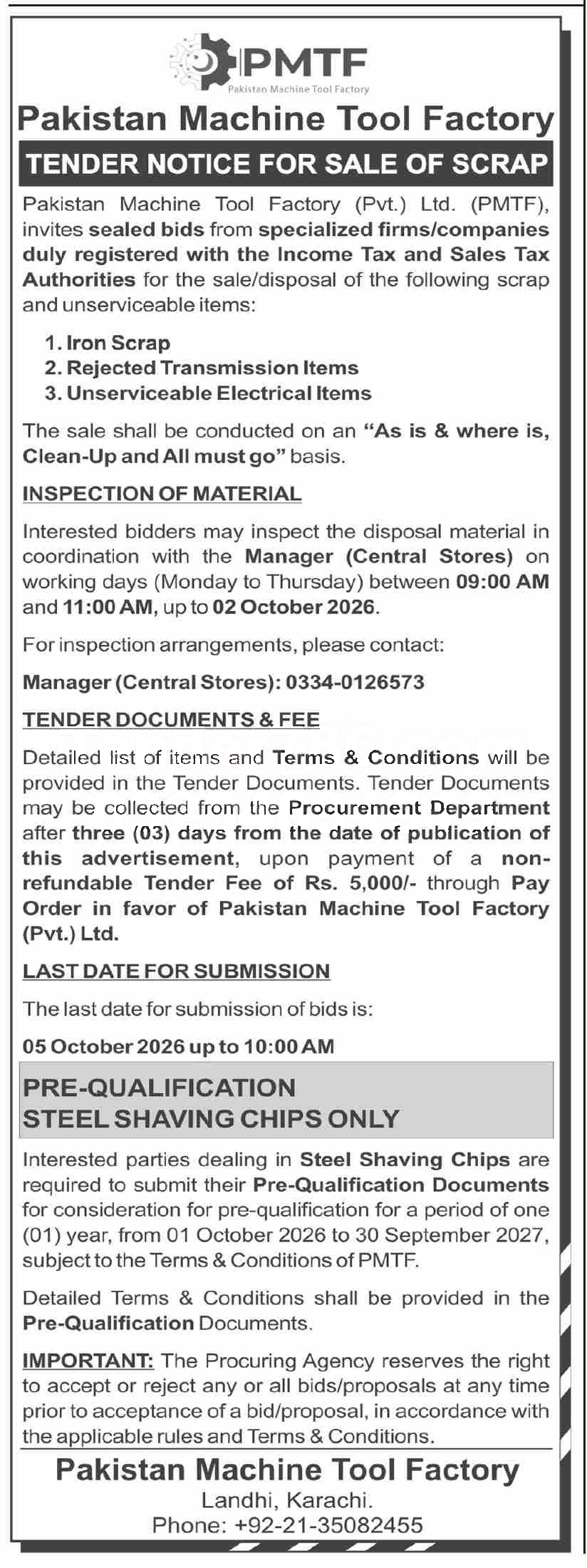 Tender Document