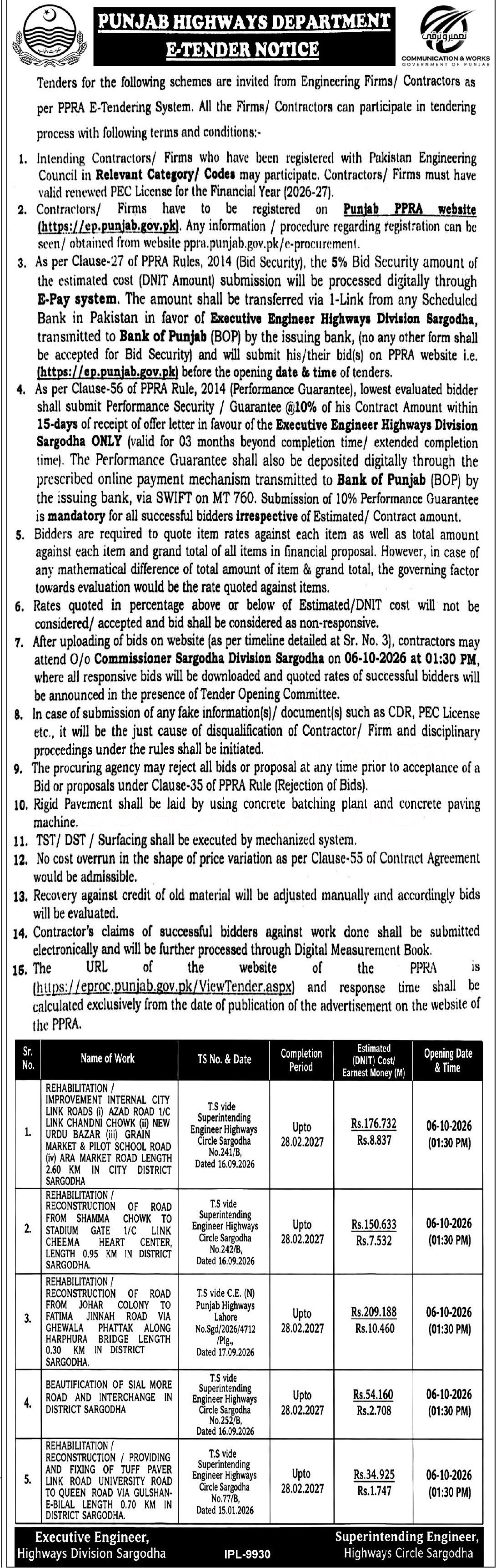 Tender Document