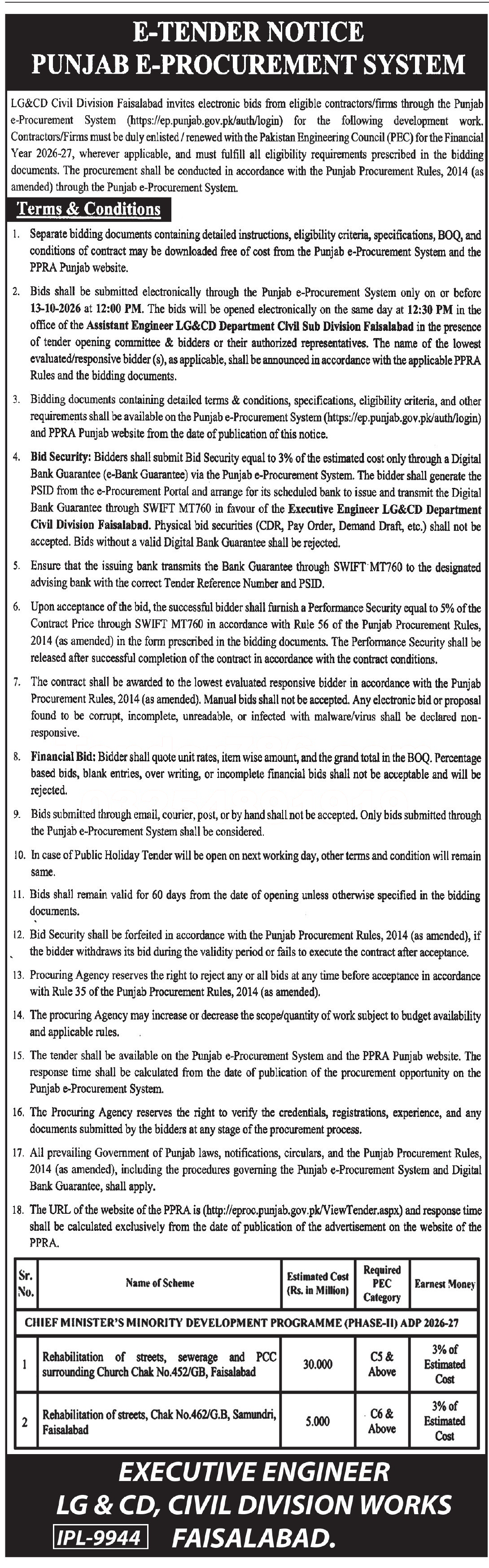 Tender Document