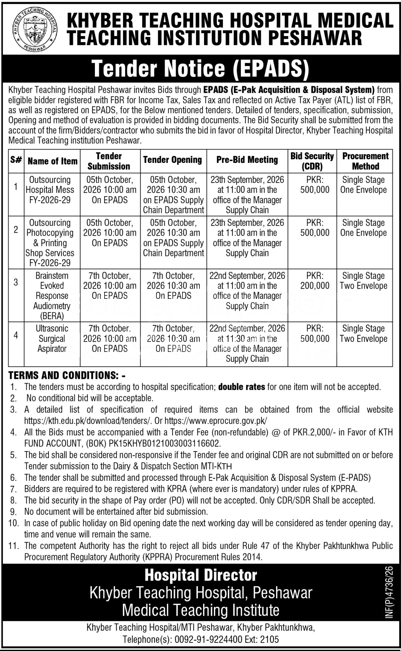 Tender Document