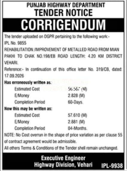 Tender Document
