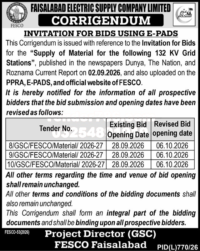 Tender Document
