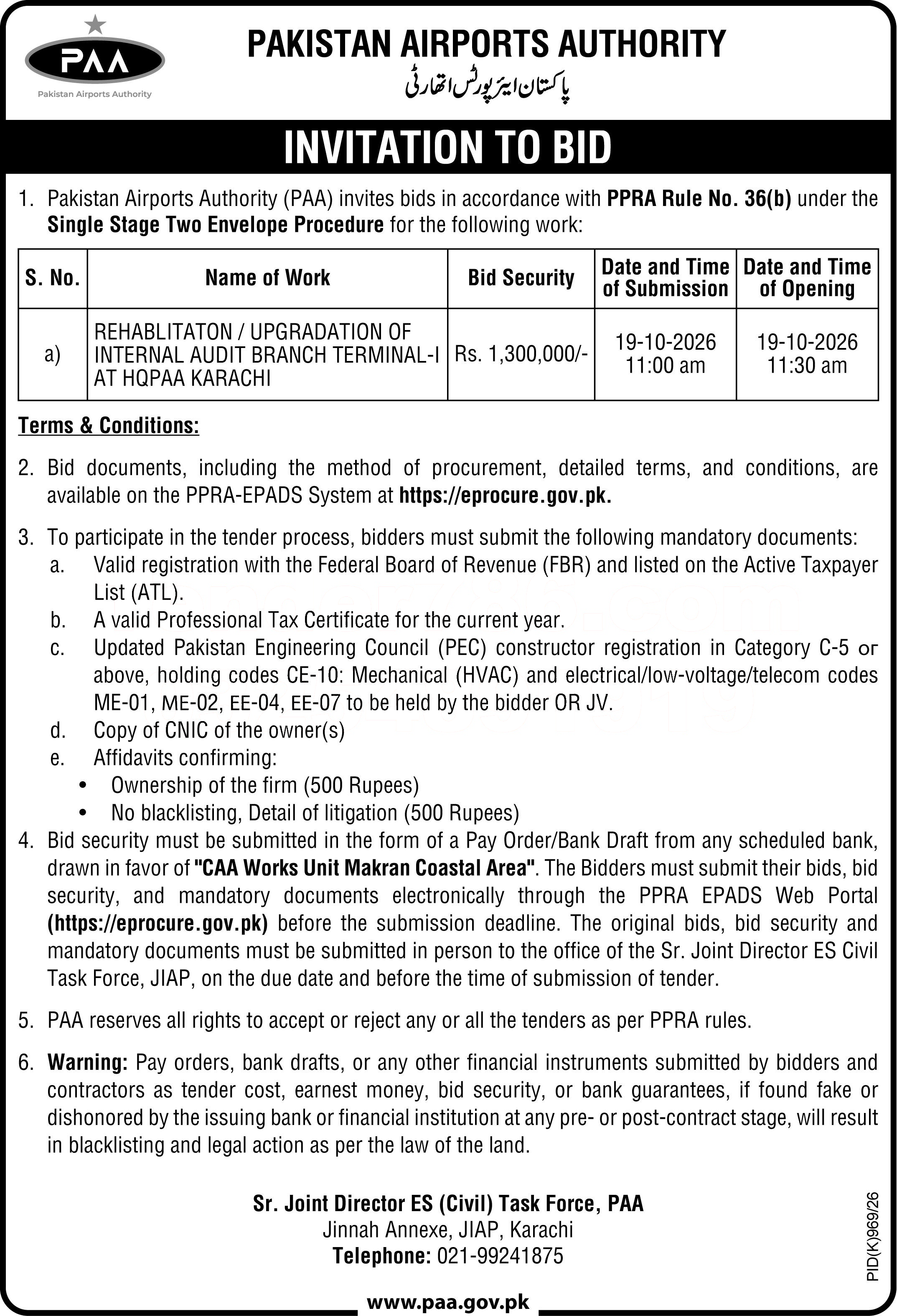 Tender Document