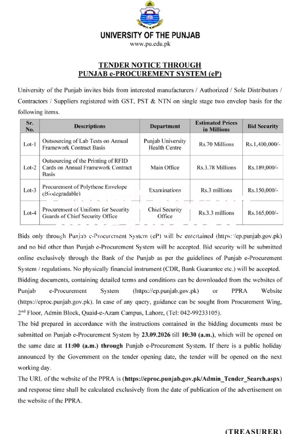 Tender Document