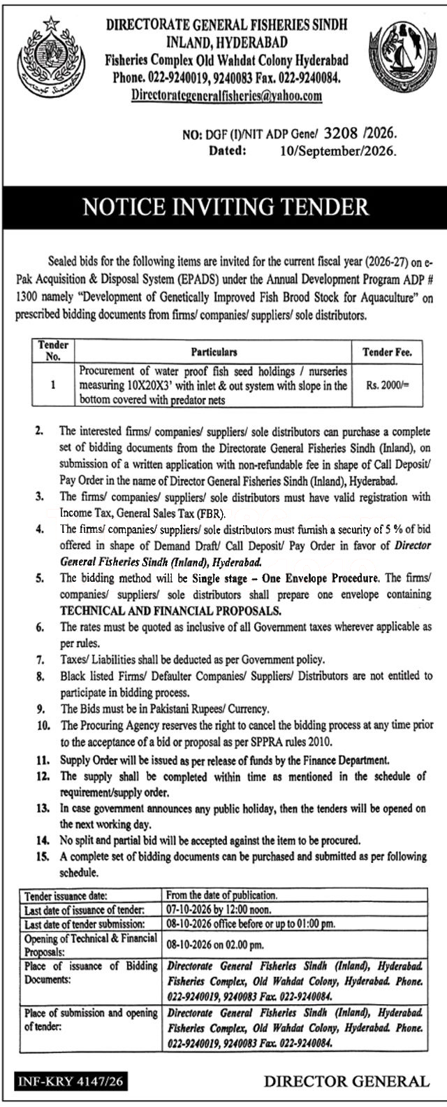 Tender Document