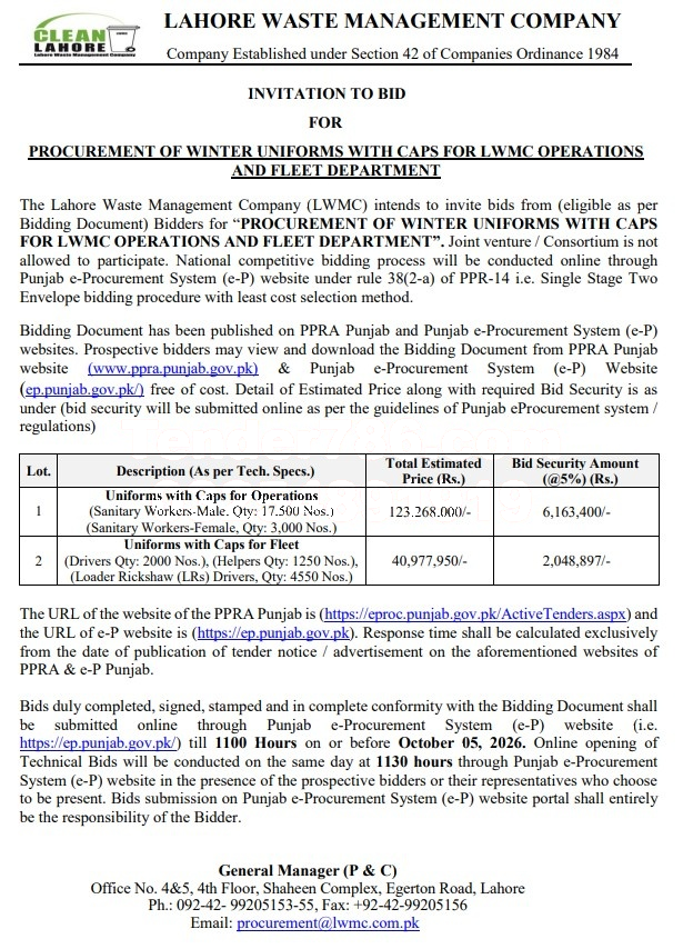 Tender Document