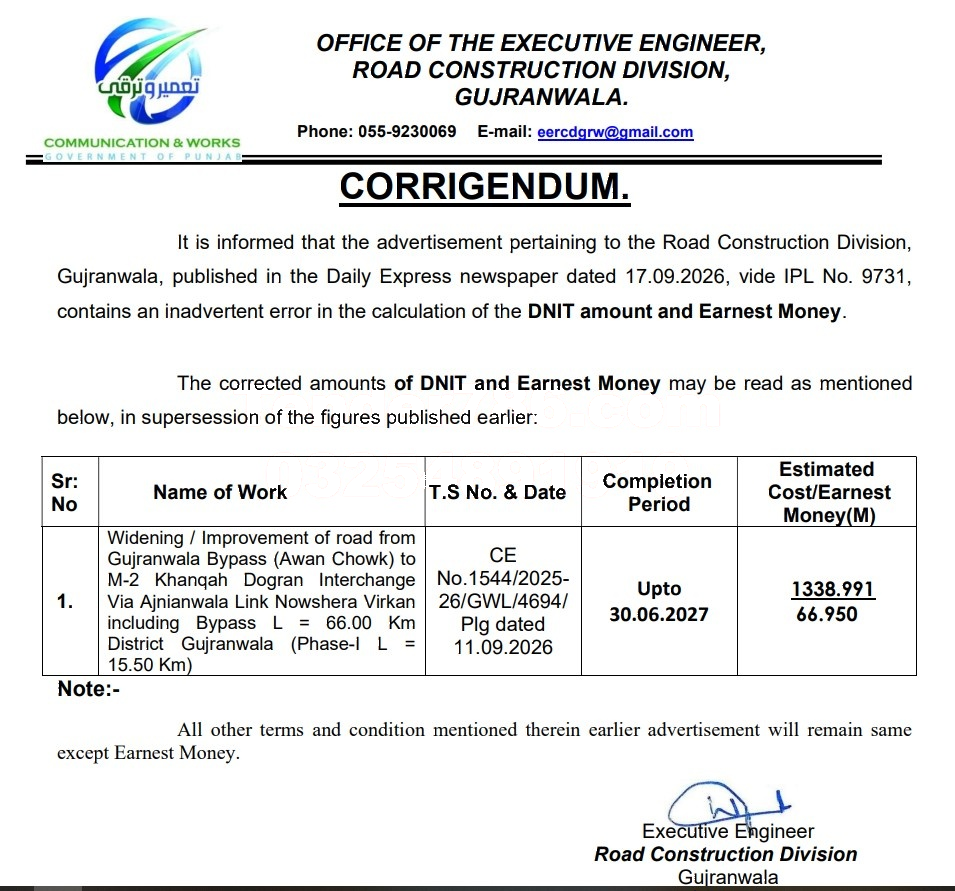 Tender Document