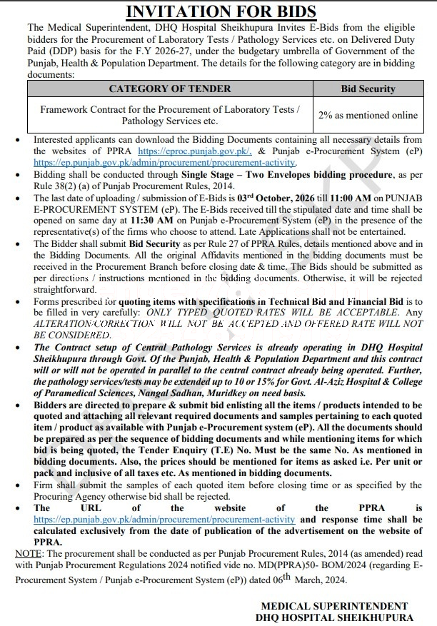 Tender Document