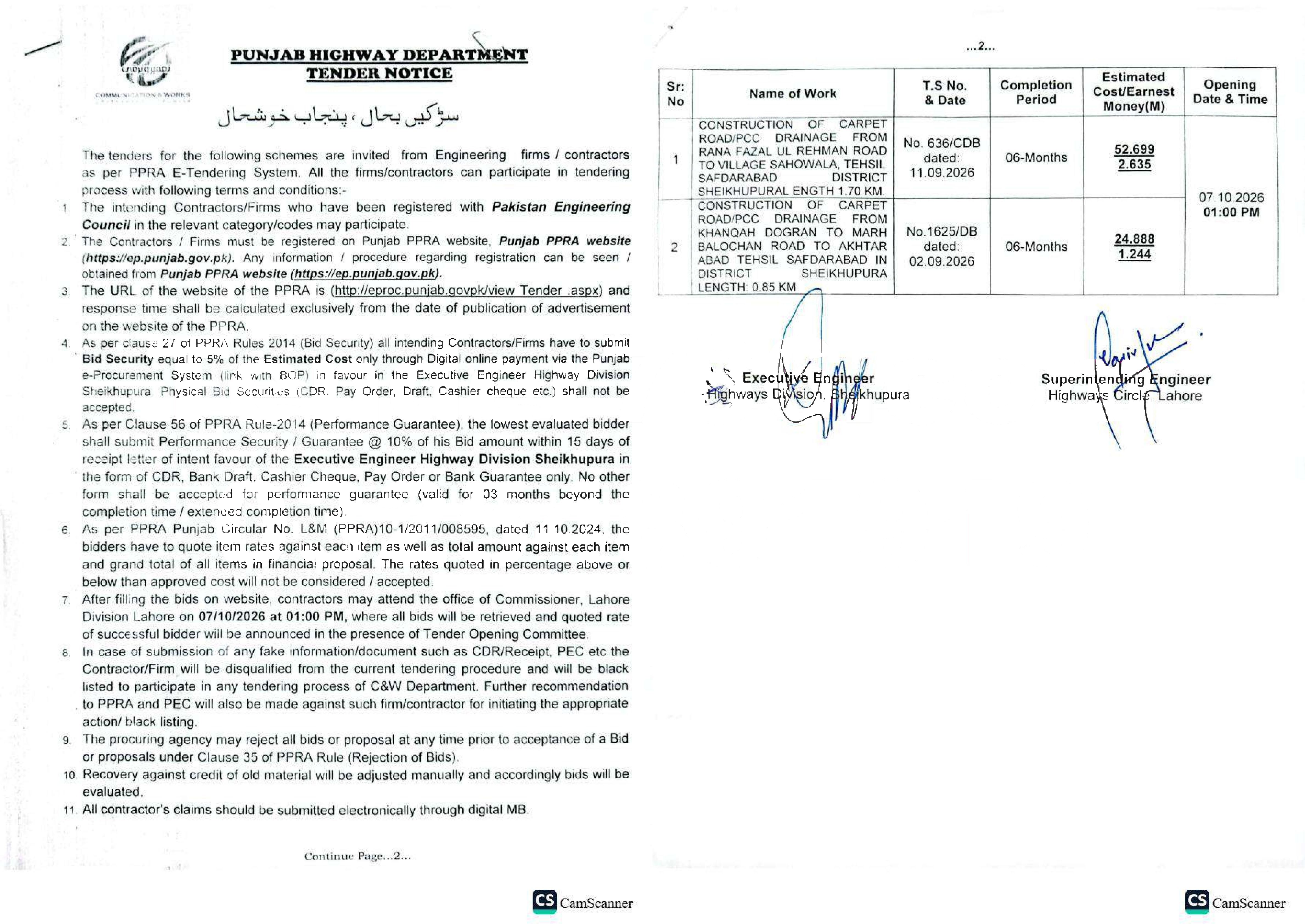 Tender Document