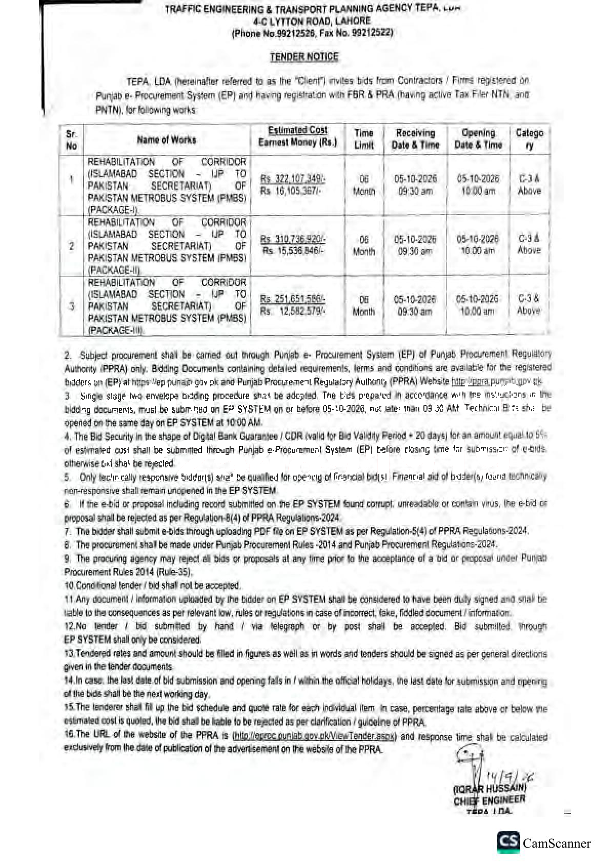 Tender Document