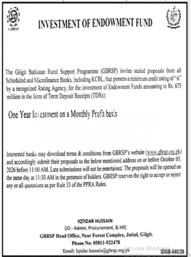 Tender Document