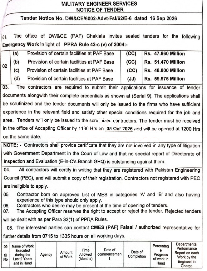 Tender Document