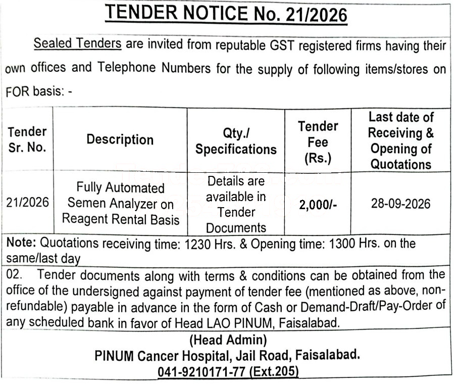 Tender Document
