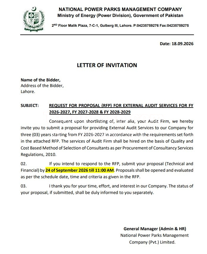 Tender Document