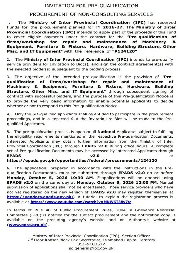 Tender Document