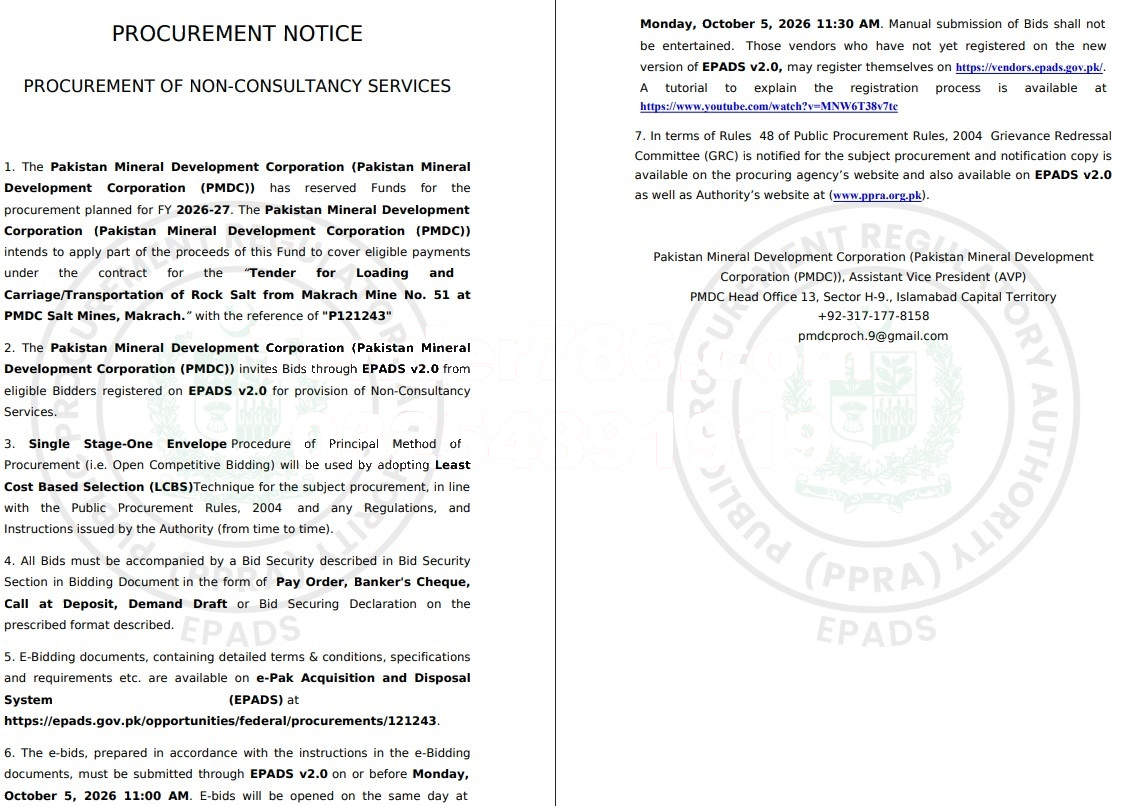 Tender Document