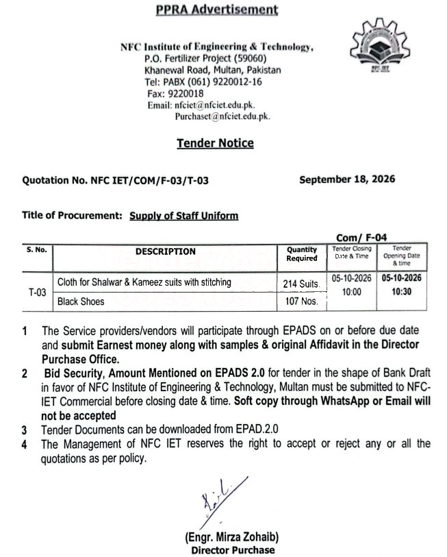 Tender Document
