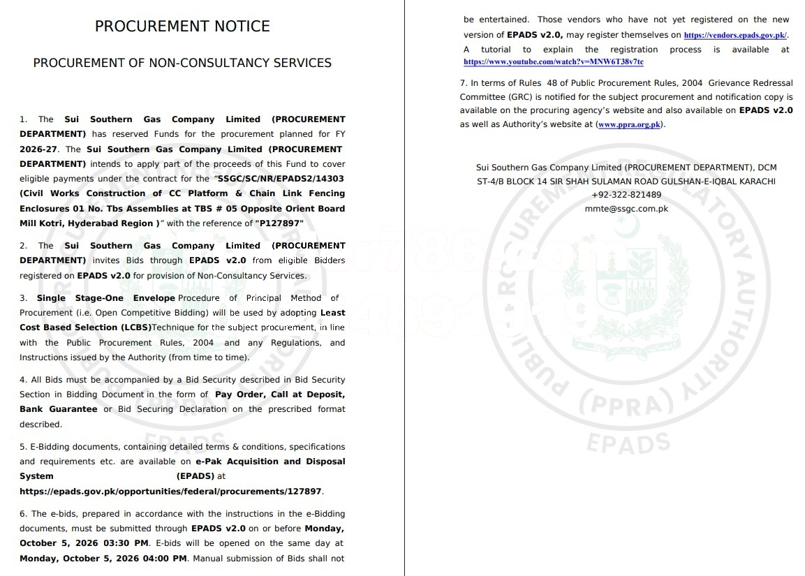 Tender Document