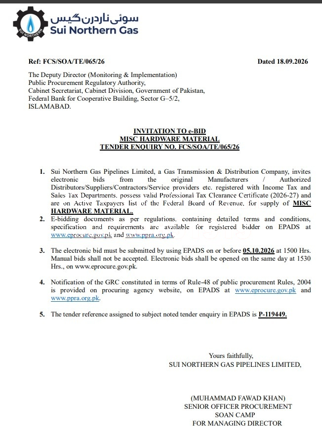 Tender Document