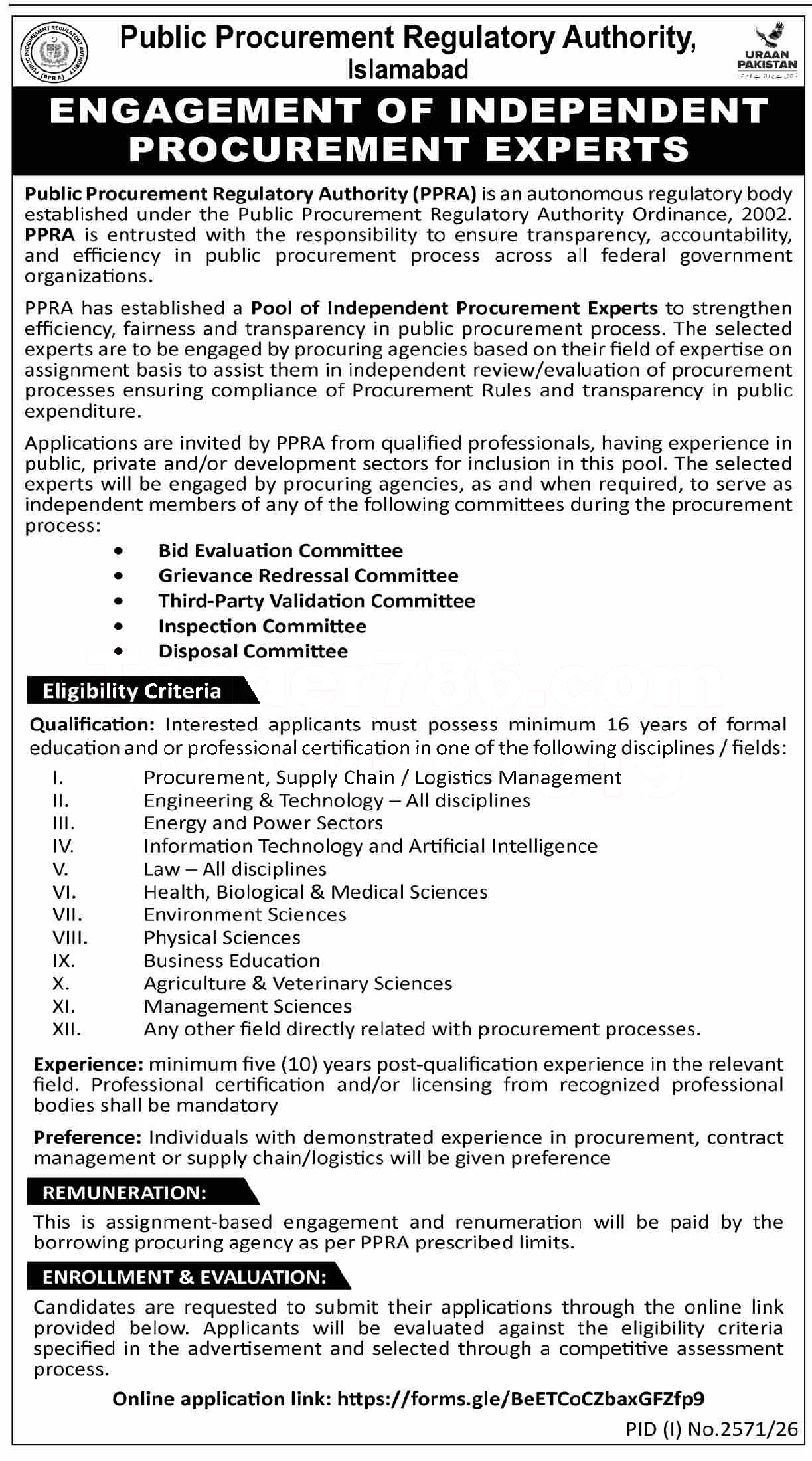 Tender Document