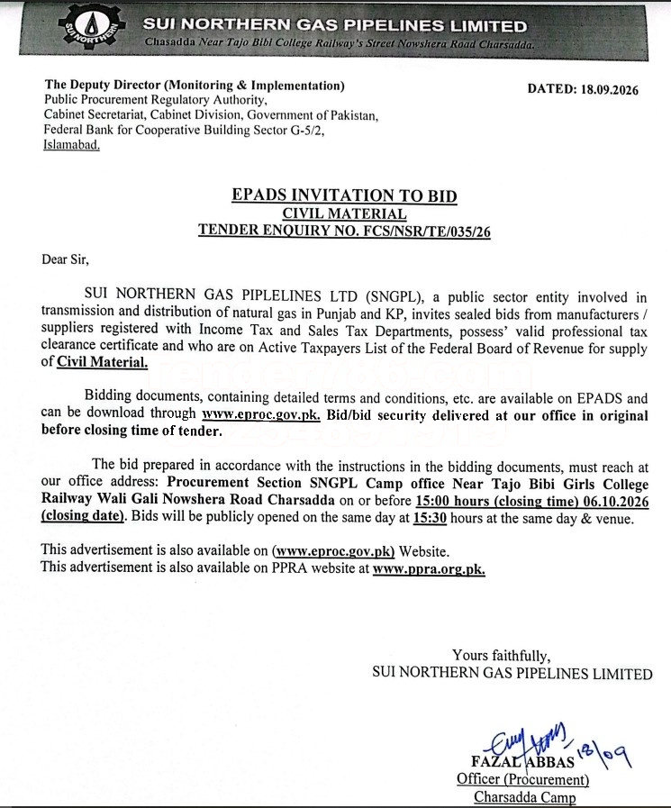 Tender Document
