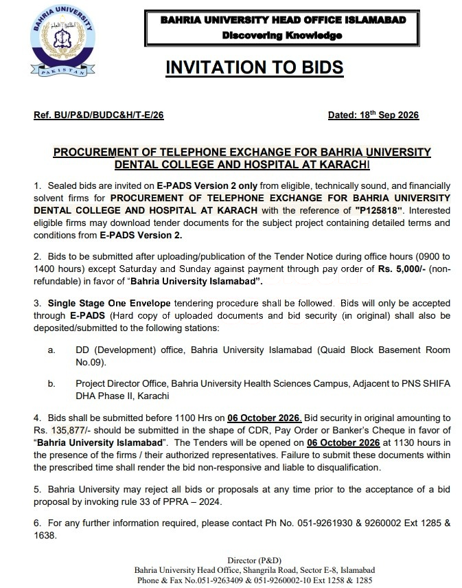 Tender Document