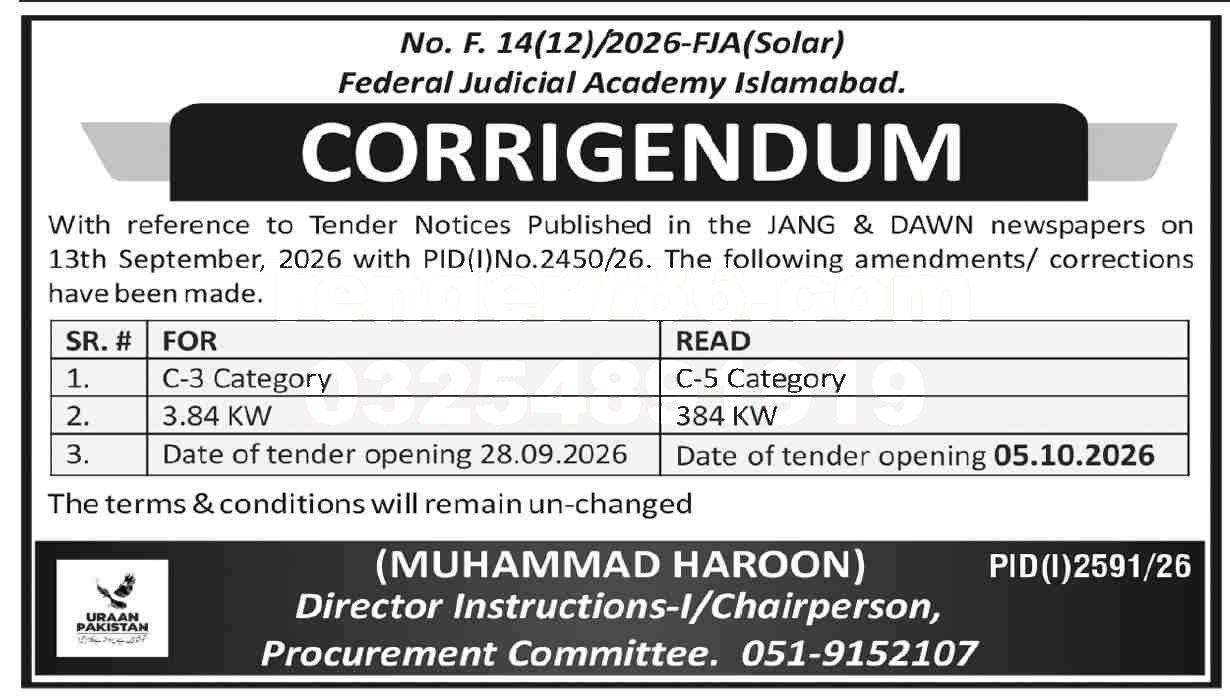 Tender Document