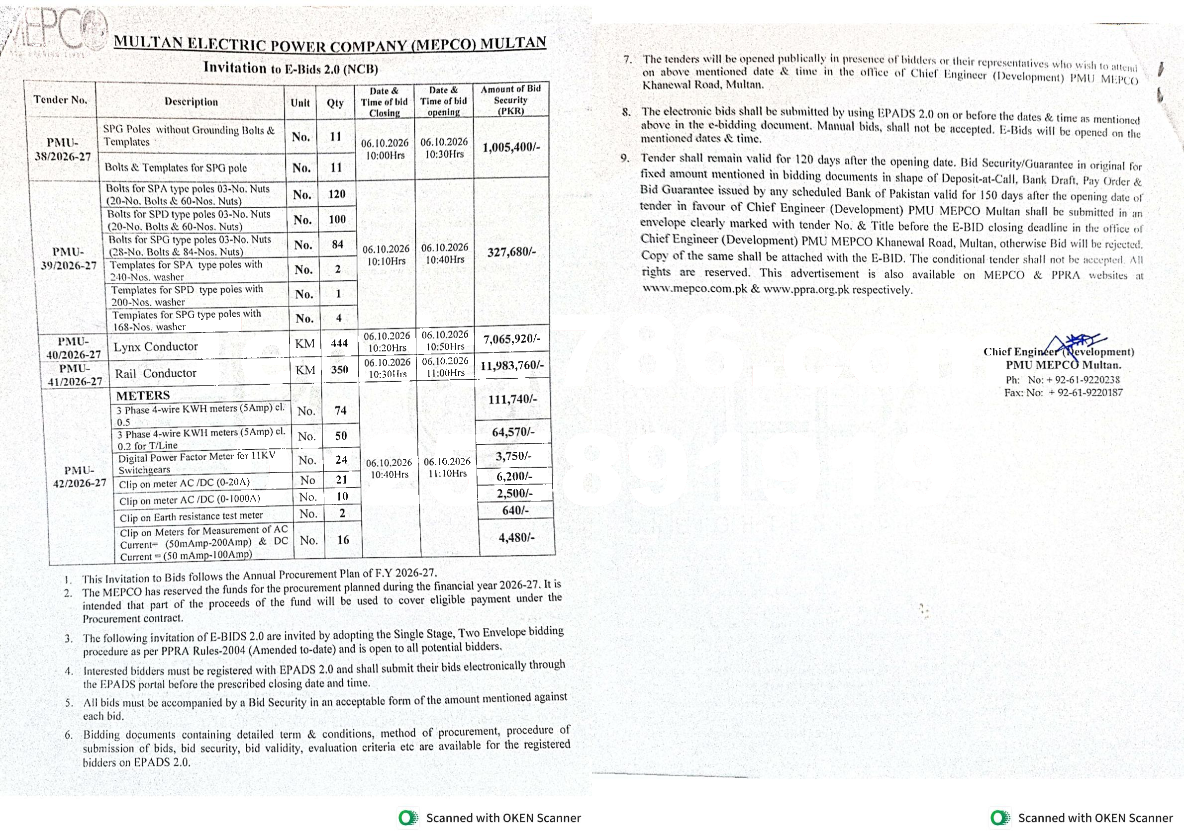 Tender Document