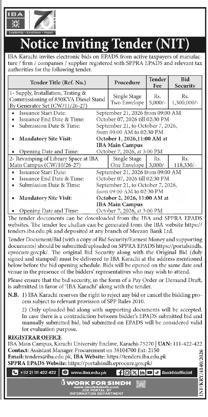 Tender Document