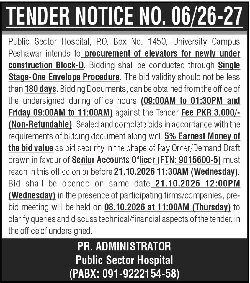 Tender Document