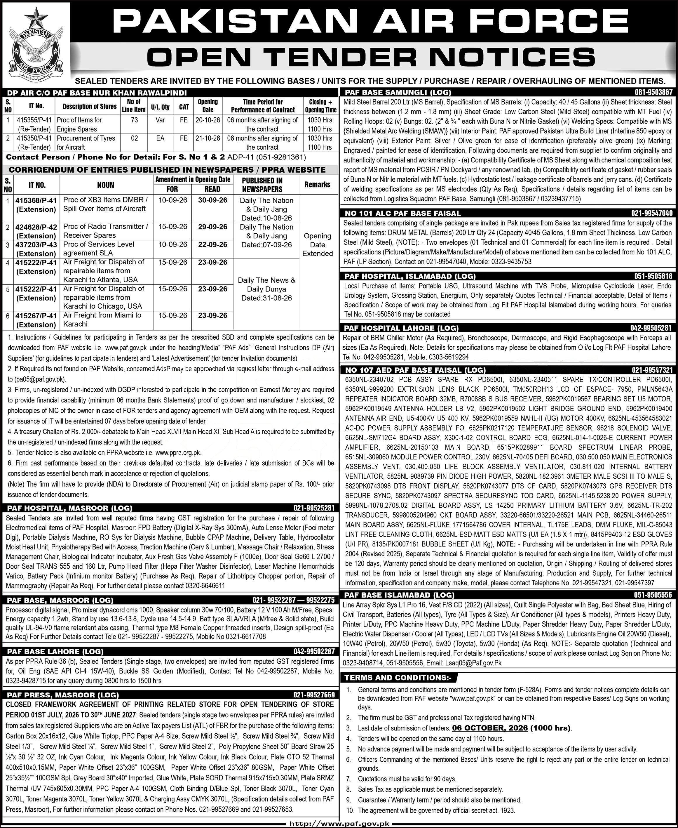 Tender Document