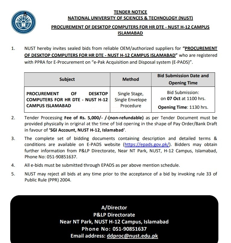 Tender Document