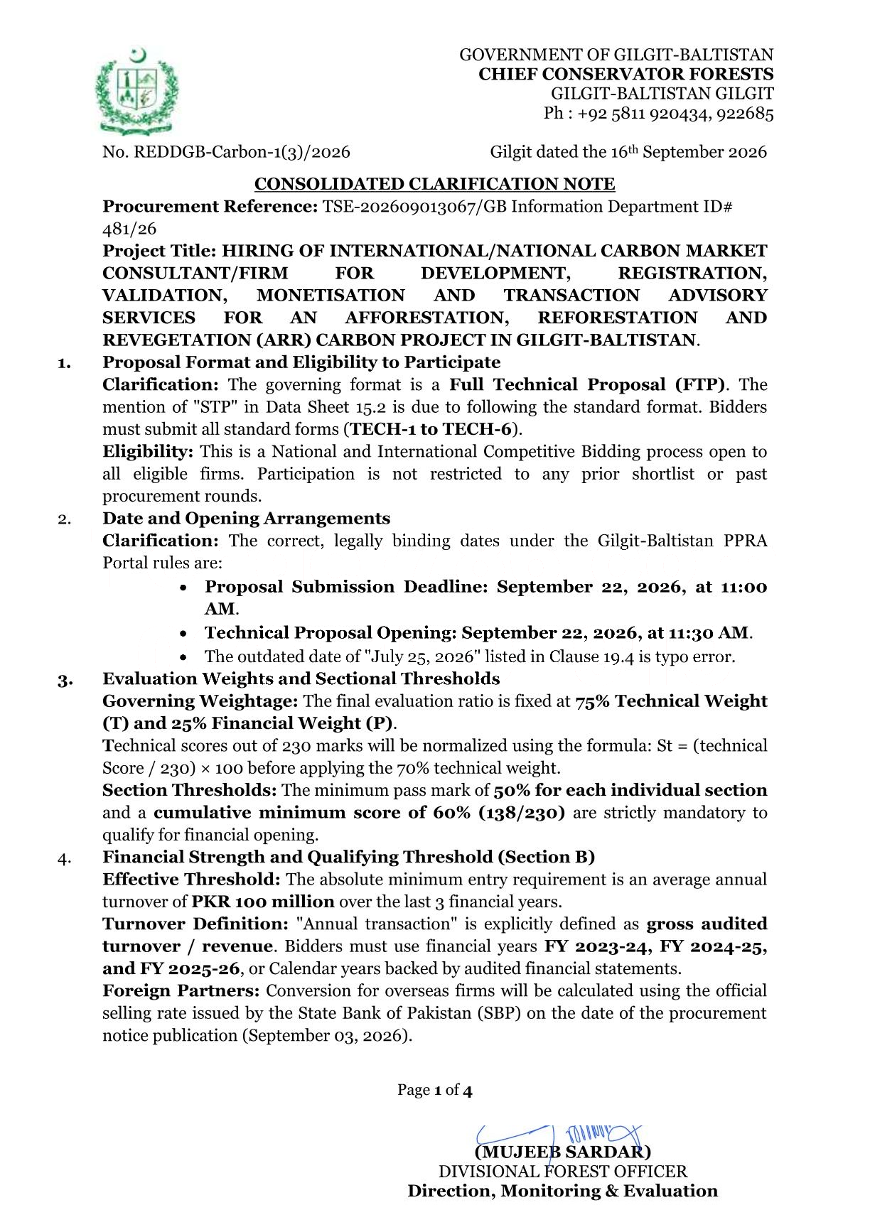 Tender Document