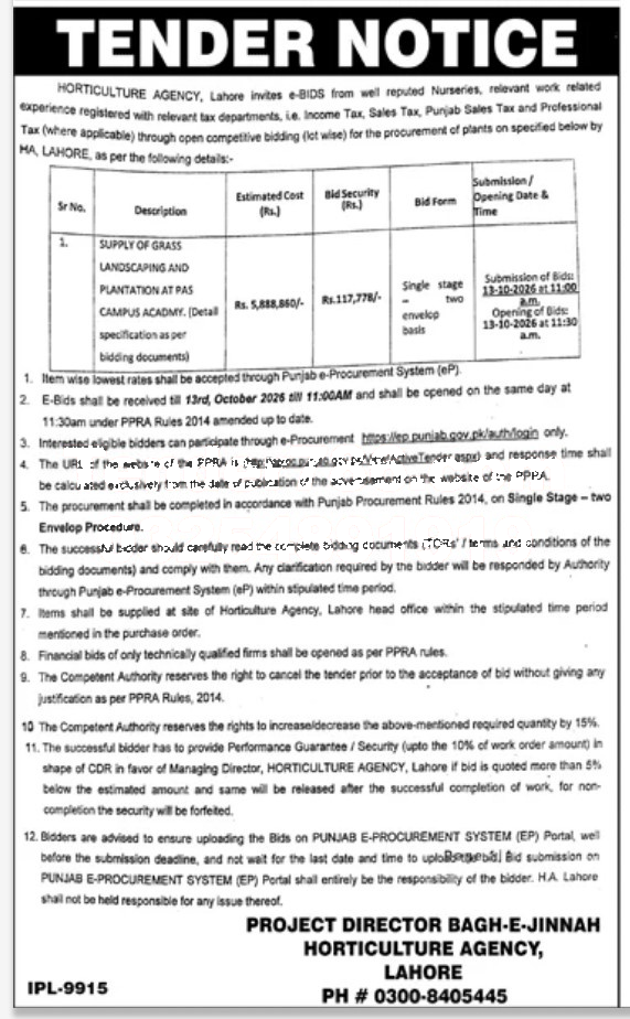 Tender Document