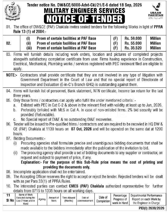 Tender Document