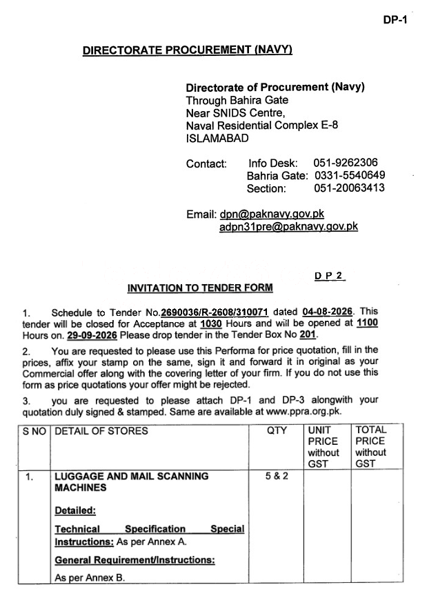 Tender Document