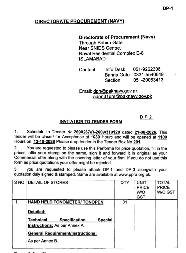 Tender Document