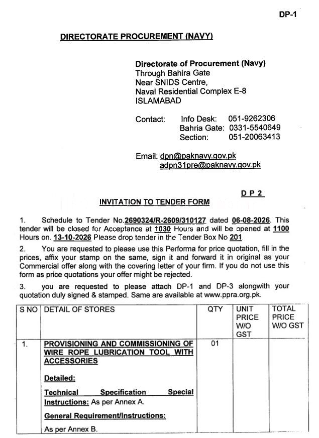 Tender Document