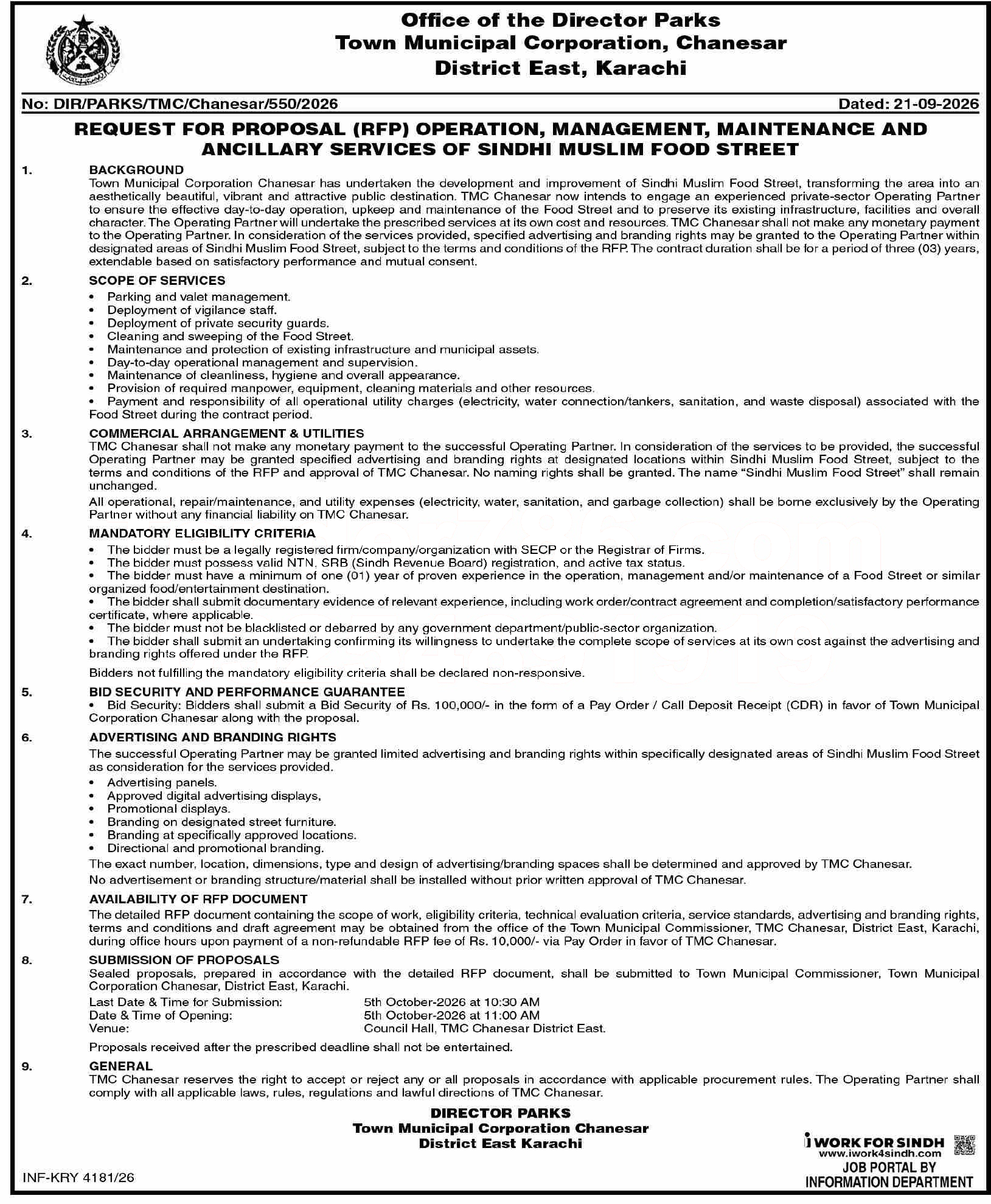 Tender Document