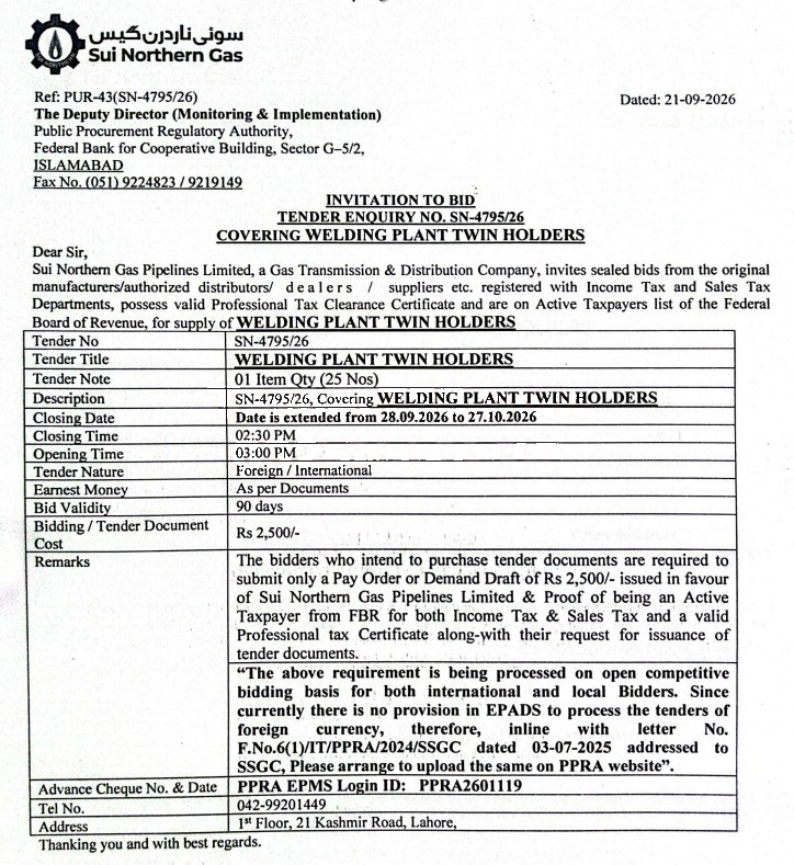 Tender Document