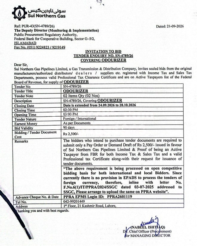 Tender Document