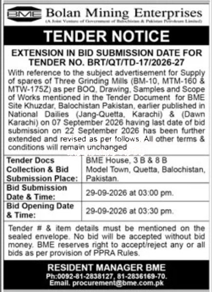 Tender Document