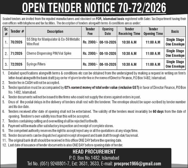 Tender Document