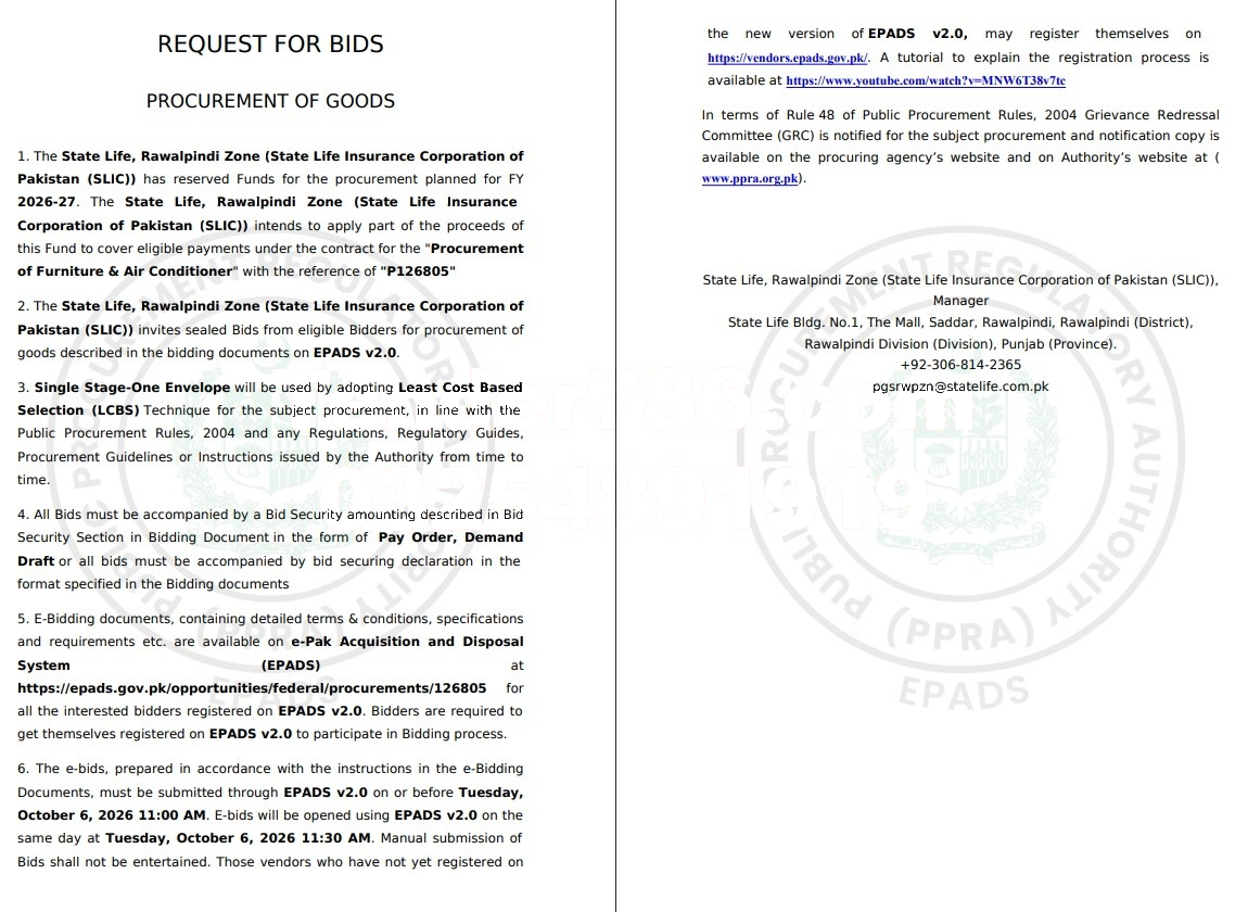 Tender Document