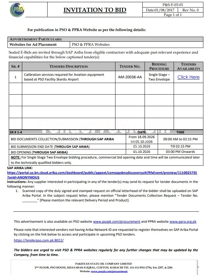 Tender Document